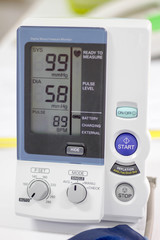 Blood pressure meter..