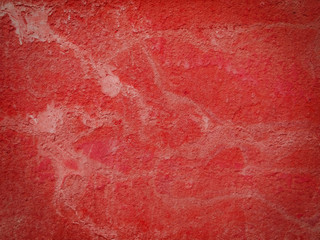 vintage painted red wall