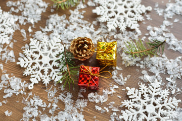 Christmas composition. 