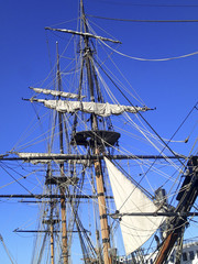 Sailing Ship mast and crows nest