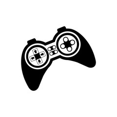 Gamepad icon. Videogame play leisure gaming technology and entertainment theme. Isolated design. Vector illustration