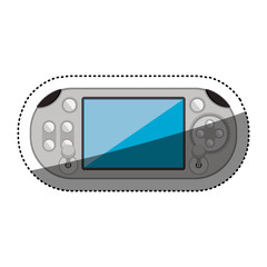 Fototapeta na wymiar Gamepad icon. Videogame play leisure gaming technology and entertainment theme. Isolated design. Vector illustration