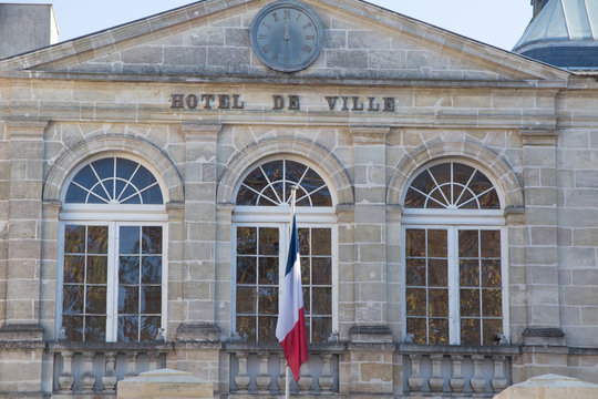 a city hall in france town