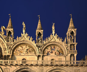 Fototapeta na wymiar Basilica of St Mark in Venice. Italy