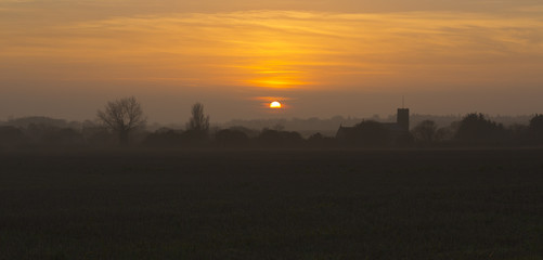 Aylmeton Church North Norfolk December UK