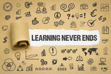 Learning never ends 