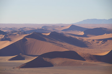 Fototapeta na wymiar Namib Desert in the early morning, Namibia