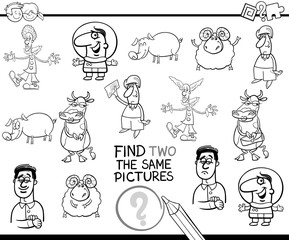 educational game coloring page