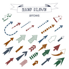 Unique collection of hand drawn arrows.
