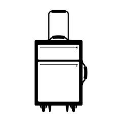 Baggage icon. Airport travel trip and tourism theme. Isolated design. Vector illustration