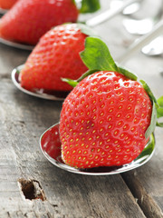Strawberries, fresh and tasty