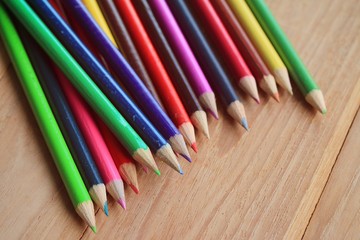Fototapeta premium Colored pencils