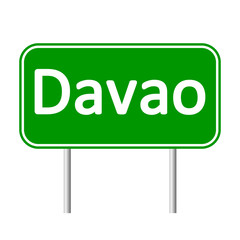 Davao road sign.