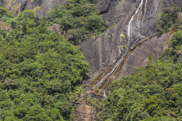 Beautiful waterfall near Adam's Peak. Sri Lanka.