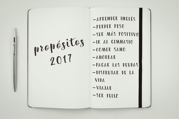 propositos 2017, resolutions for 2017 in spanish