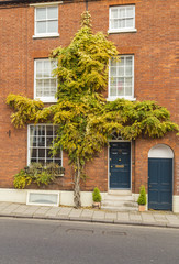 Three Storey House In Red Brick