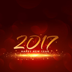 red background for 2017 new year