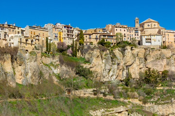 Fototapeta na wymiar General view of the historic city of Cuenca, Spain