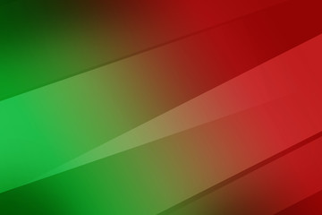 Simple gradient green and red abstract with basic water wave line curve.