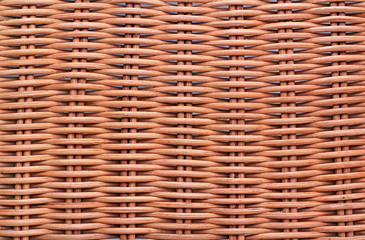 Background texture of handmade interlaced cane mat