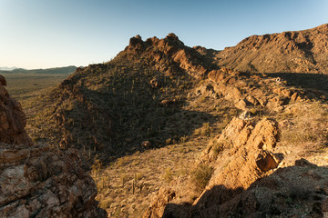 Sunset at Tucson Mountain Park, AZ
