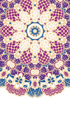 Round colorful mandala.