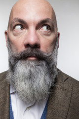 Man in studio, portrait