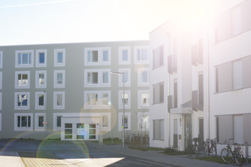 neue, moderne Wohnsiedlung