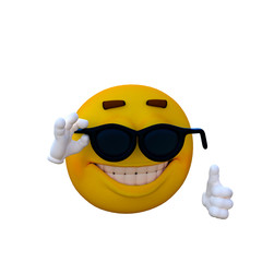 One yellow smiley. Hot