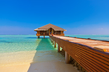Spa saloon on Maldives island