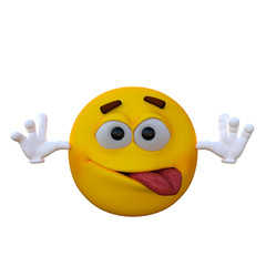 One yellow smiley. Tongue Out