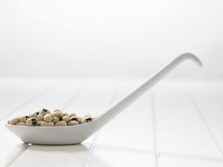 Seeds of black eye beans