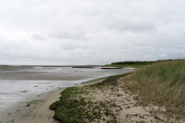 Rain ahead at Sylt Wadden Sea / Germany
