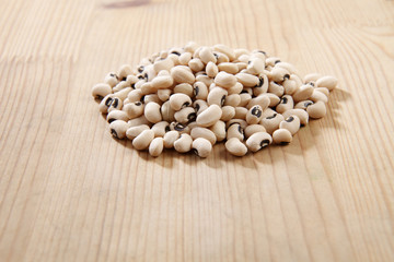 Seeds of black eye beans