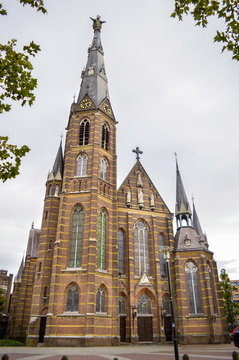 Eindhoven, the Netherlands - 15.09.2015: The Sacred Heart Church