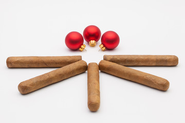 Luxury Cuban tobacco a Christmas decoration