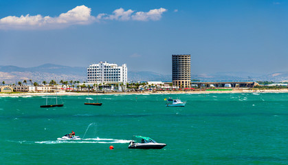 Obraz premium Boats in the port of Acre - Israel