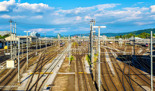 View Of Basel SBB Railway Station