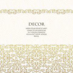Vector decorative frame. 