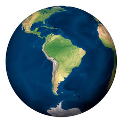 Fototapeta premium Planet Earth, South America - Pianeta Terra, Sud America