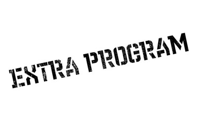Extra Program rubber stamp