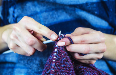 Knit from natural yarn
