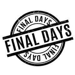 Final Days rubber stamp