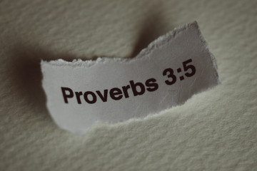 Proverbs 3:5