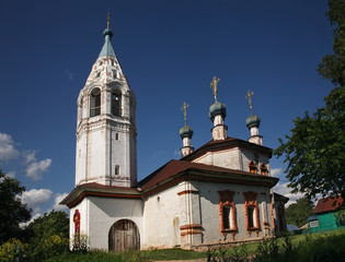 Fototapeta na wymiar Church of Annunciation Ustyuzhna. Vologda oblast. Russia