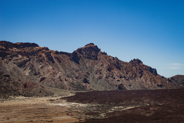 Beautiful volcanic landscape in Tenerife