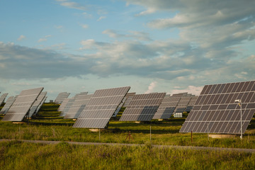 Solar panels in the landscape