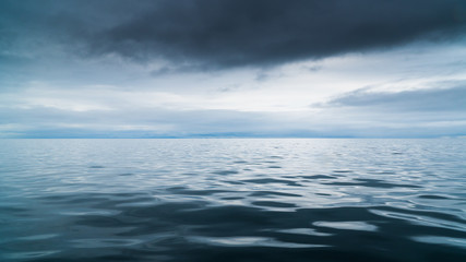 Fototapeta premium Sea merging with the sky