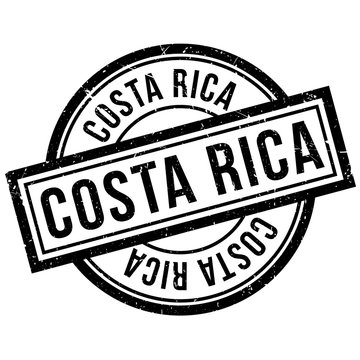 Costa Rica rubber stamp. Grunge design with dust scratches. Effects can be easily removed for a clean, crisp look. Color is easily changed.