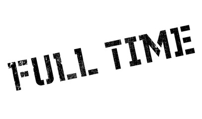 Full Time rubber stamp